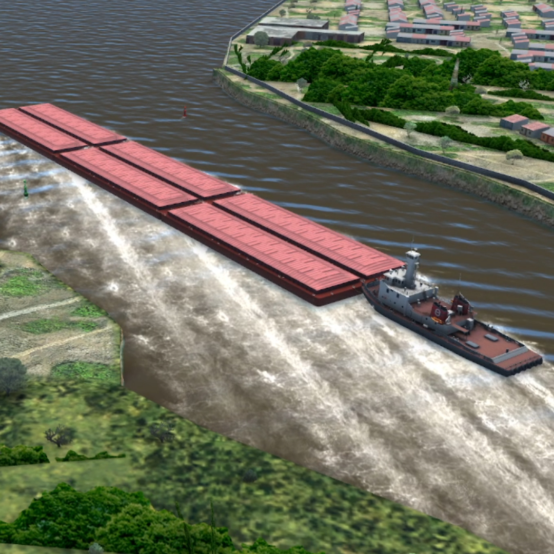 Remolcadores y barcazas